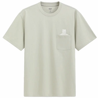 Футболка GAP Crew Neck Unisex из хлопка | Китай.рф