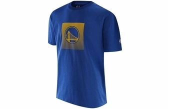Мужская синяя футболка NBA с логотипом Golden State Warriors | Китай.рф