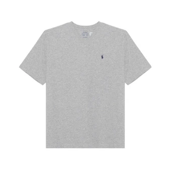 Футболка Polo Ralph Lauren с V-образным вырезом и принтом, детская серая | Китай.рф