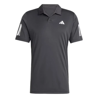 Мужская футболка-поло Adidas Tennis3 Stripes Polo Shirt Men's Black | Китай.рф