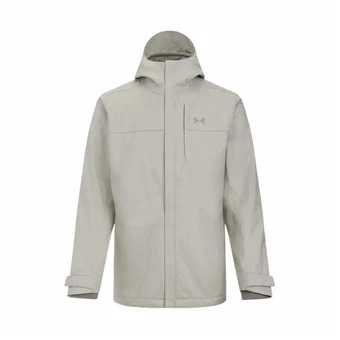 Мужская куртка Under Armour Porter с капюшоном цвета хаки | Китай.рф