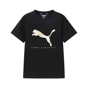 Футболка PUMA AthleticSportstyle черная унисекс | Китай.рф