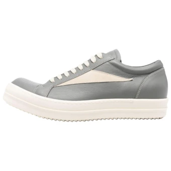 Мужские низкие кеды RICK OWENS Porterville из телячьей кожи серые | Китай.рф