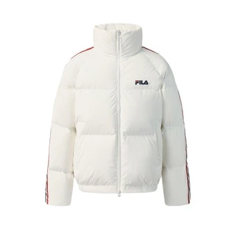 Универсальный пуховик FILA HERITAGE модный и теплый, цвет облачно-грибной белый | Китай.рф