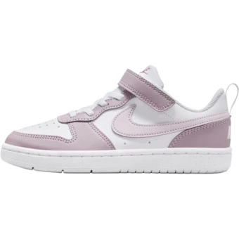 Nike Court Borough Low Recraft Низкие детские кеды для скейтбординга, белые-фиолетовые, детские | Китай.рф