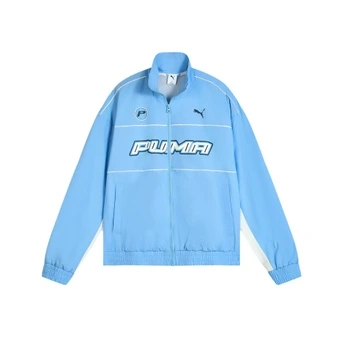 Легкая мото куртка PUMA унисекс светло-голубого цвета | Китай.рф