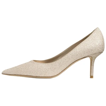 Туфли на каблуках Jimmy Choo LOVE Slim Heel 6.5см, женские, мягкое золото | Китай.рф