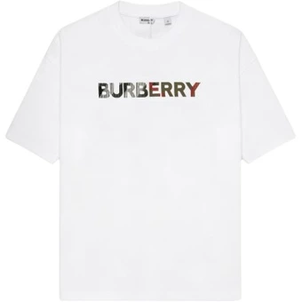 Женская футболка Burberry с коротким рукавом и круглым вырезом | Китай.рф