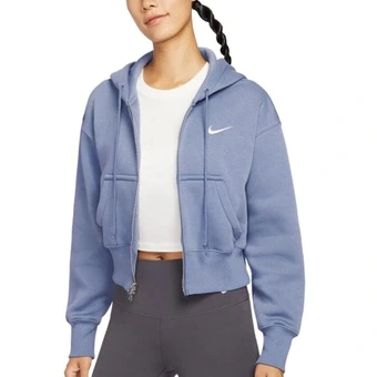 Женская фиолетовая вязаная куртка Nike с капюшоном | Китай.рф
