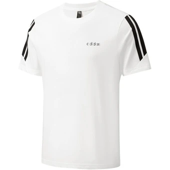 Футболка Adidas мужская с круглым вырезом белая | Китай.рф