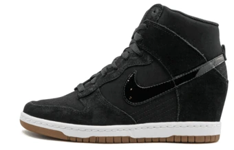 Nike Dunk Sky Hi Essential комфортные противоскользящие амортизирующие износостойкие высокие кеды женские черные | Китай.рф