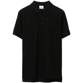 Мужская футболка поло Burberry Monogram Motif Piqué Polo | Китай.рф