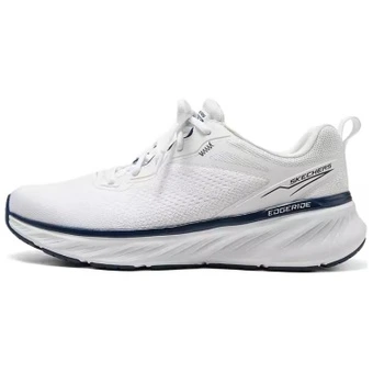 Мужские бело-голубые низкие повседневные туфли Skechers Edgeride Fabric с дышащим верхом | Китай.рф