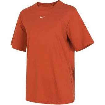 Футболка Nike TEE ESSNTL LBR женская, обычная, оранжевая | Китай.рф