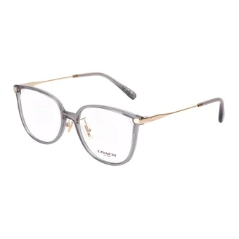 COACH Plate Frame Irregular Shape Eyeglass Frames Unisex Gray | Китай.рф