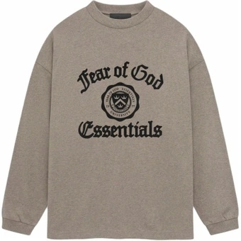 Футболка Fear of God Essentials T-Shirt мужская, темно-серая | Китай.рф