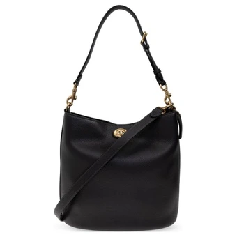 COACH Willow 28 – Кожаная сумка-ведро через плечо, большая, женская | Китай.рф