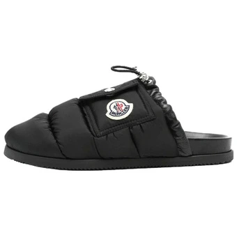 Женские тапочки Moncler с кожаной отделкой | Китай.рф