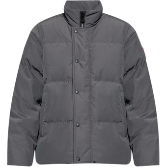 Мужской пуховик Canada Goose Bayview с логотипом, короткий, с воротником-стойкой | Китай.рф
