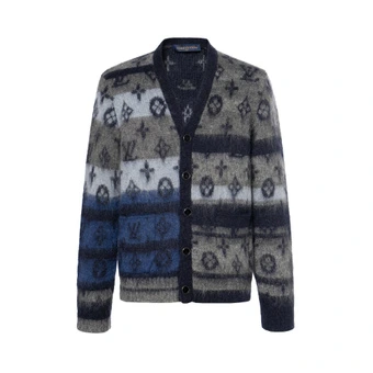 Трикотажный кардиган LOUIS VUITTON SS26 Knitwear Monogram для мужчин | Китай.рф