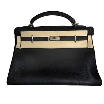 Мужская сумка HERMES Maxi Kelly 42, Togo, чёрная | Китай.рф