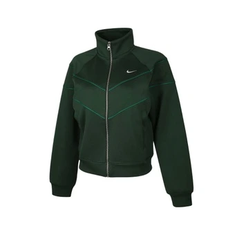 Женская зеленая куртка Nike с воротником-стойкой | Китай.рф