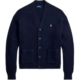 Polo Ralph Lauren SS26 Мужской вязаный кардиган свободного кроя | Китай.рф