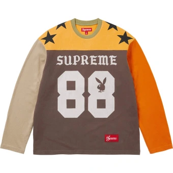 Футболка Supreme x Playboy SS26 WEEK3 с длинным рукавом унисекс | Китай.рф