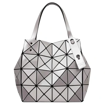 Сумка ISSEY MIYAKE CARAT из ПВХ, серебристо-серая | Китай.рф
