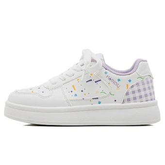 Кроссовки для скейтборда HUANQIU Cushioning Lightweight Slip Resistant Low top Women's Violet | Китай.рф