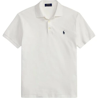 Мужская футболка поло Polo Ralph Lauren SS26 из хлопка, фасон Custom Slim Fit | Китай.рф
