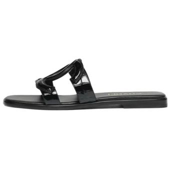 Шлепанцы CHANEL Slide Slippers 1.5cm женские черные | Китай.рф