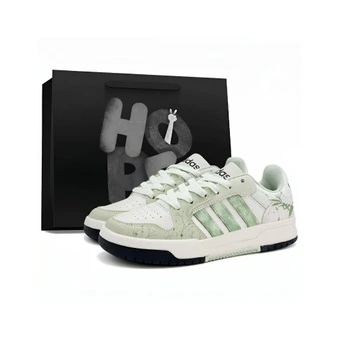Кроссовки Adidas ENTRAP с низким верхом белые/зеленые | Китай.рф