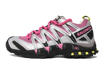 Беговые кроссовки унисекс SALOMON XA PRO 3D Low top Trail Running Training розово-серебристые | Китай.рф