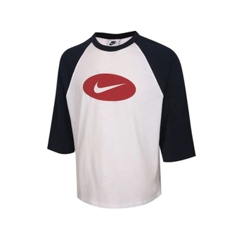 Мужская футболка Nike Club с круглым вырезом белая/черная | Китай.рф