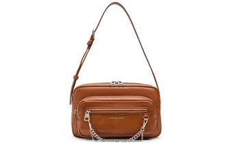 Сумка через плечо CHARLES&KEITH Small Distressed Tan Vintage Tanned/Noir Black | Китай.рф