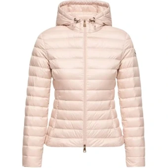 Пуховик Moncler с водонепроницаемой молнией, женский, розовый | Китай.рф