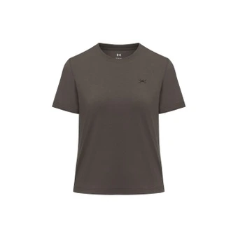 Футболка Under Armour Bouncy, женская, темно-коричневая, круглый вырез | Китай.рф