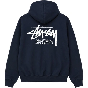 Толстовка Stussy с капюшоном STOCK LONDON ZIP HOOD Unisex | Китай.рф