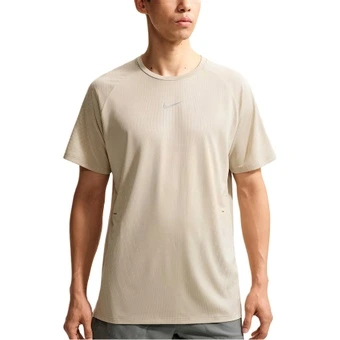 Мужская футболка Nike Running T Shirts Milk White II/Sail White Crew Neck Moderate | Китай.рф