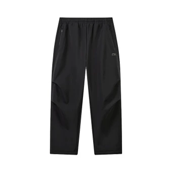 Li Ning Sports Pants Мужские черные спортивные брюки прямого кроя | Китай.рф