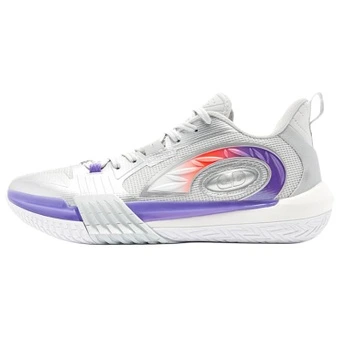 QIAODAN Polished 7 Low top Basketball Shoes Men's Gray Silver | Китай.рф