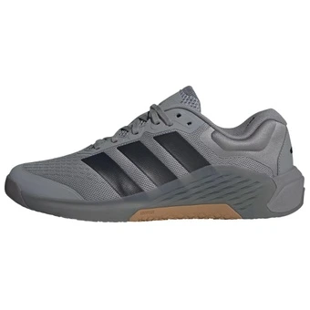 Мужские низкие тренировочные кроссовки Adidas DROPSET 4 серые | Китай.рф