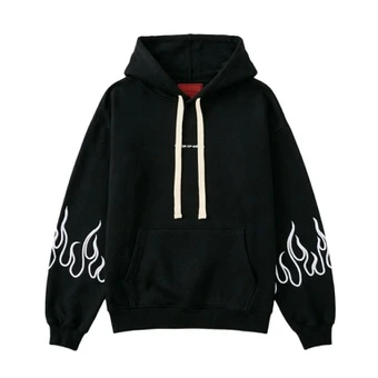 Толстовка Vision Of Super Black Hooded Flame Pattern | Китай.рф