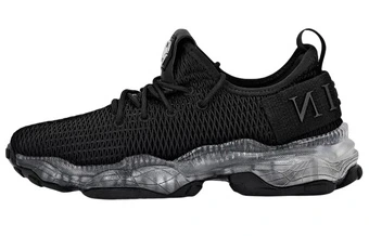 Мужские кроссовки PHILIPP PLEIN Fabric Low top Sports Casual Shoes Black | Китай.рф