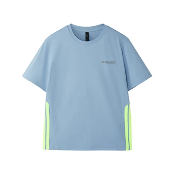 Футболка Adidas T Shirts мужская синяя с круглым вырезом | Китай.рф
