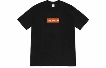 Футболка Supreme FW19 с Box Logo унисекс черная | Китай.рф