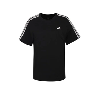 Футболка Adidas женская черная с круглым вырезом | Китай.рф
