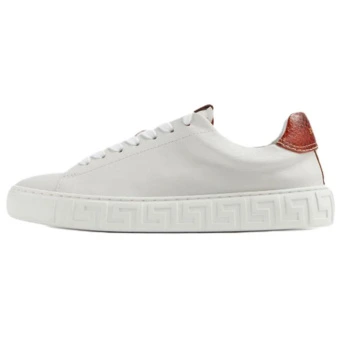 VERSACE Greca Low top Skateboard Shoes Женские Белые | Китай.рф