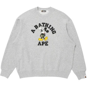Толстовка A Bathing Ape X Disney, унисекс, круглый вырез | Китай.рф